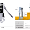 CNC Oil Skimmer S 240R – taśmowy separator oleju (taśma rowkowana) | głębokość 240 mm