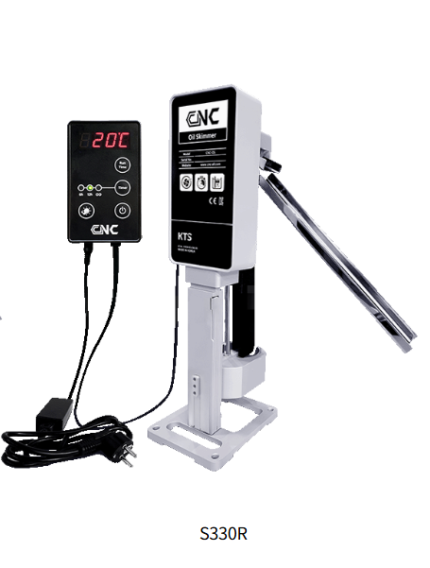 CNC Oil Skimmer S 330R – taśmowy separator oleju (taśma rowkowana) | głębokość 330 mm